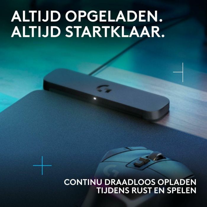 Logitech Powerplay 2 Alfombrilla con Base de Carga Inalambrica para Gaming 11