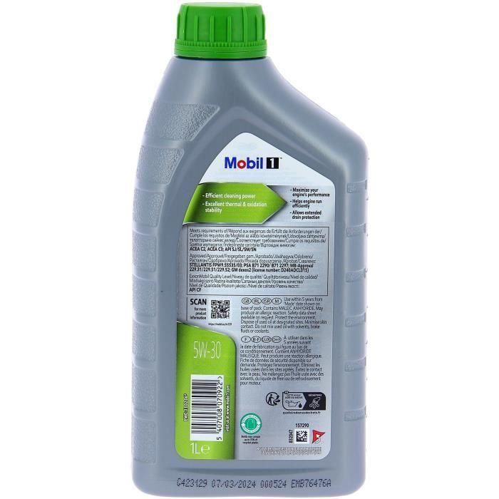 Bidón de aceite de motor - MOBIL1 - 5W30 ESP Formula P - 1 L - 4 estaciones 2
