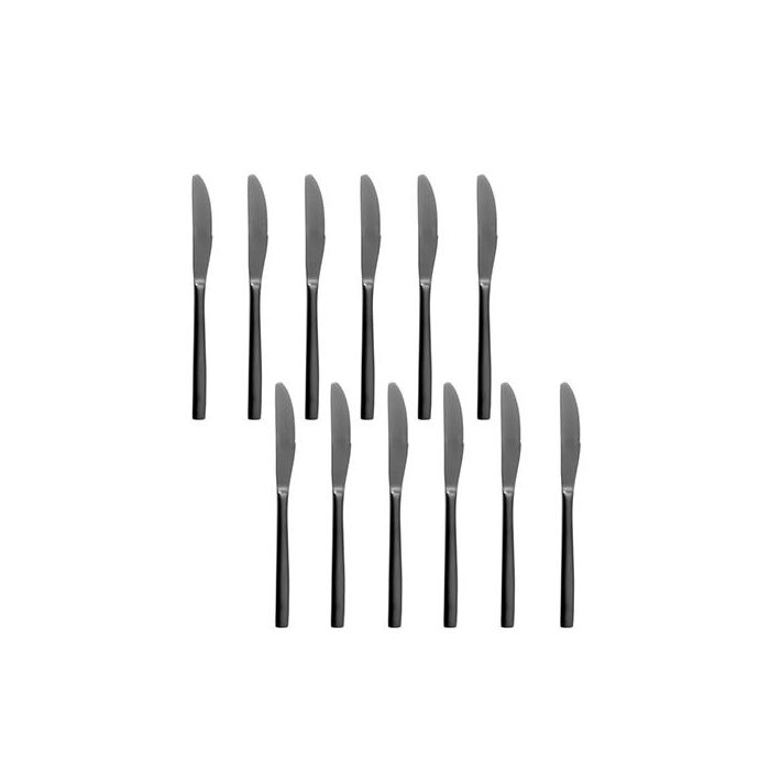Sinxelo Satin Negro Cuchillo Mesa 220 Mm (12 Unidades) 2 Sinxelo Satin Negro Cuchillo Mesa 220 Mm (12 Unidades) 2