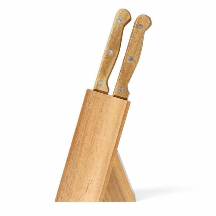 Livoo MEC133 LIV3523930097829 - Juego de 6 Cuchillos de Carne de 11 cm Acero Inoxidable y Mango de Madera de Acacia 0 Livoo MEC133 LIV3523930097829 - Juego de 6 Cuchillos de Carne de 11 cm Acero Inoxidable y Mango de Madera de Acacia 0