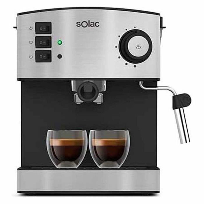 Cafetera Express de Brazo Solac CE4483 Plateado 16 L 0 Cafetera Express de Brazo Solac CE4483 Plateado 16 L 0