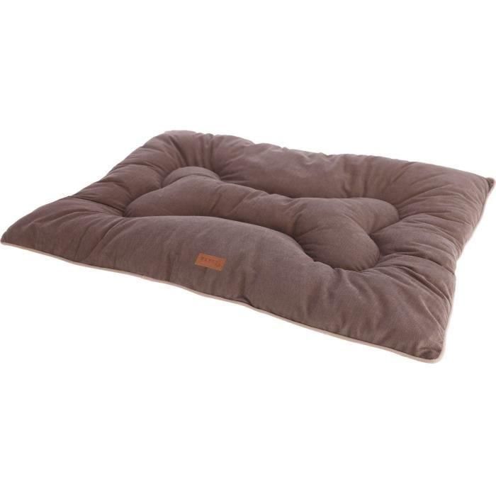 KERBL - Colchón de suelo de tela L - 100 x 75 cm - Cojín - BENNO - Marrón - KERBL - Colchón de suelo de tela L - 100 x 75 cm - Cojín - BENNO - Marrón -