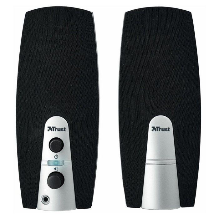 Trust Altavoces Mila 2.0 5W RMS 10W Max Autoalimentado USB Conexión Frontal Negro