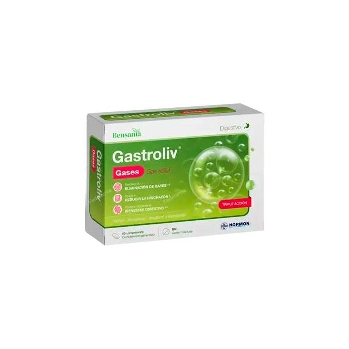 Bensania Gastroliv Gases 60 Comprimidos