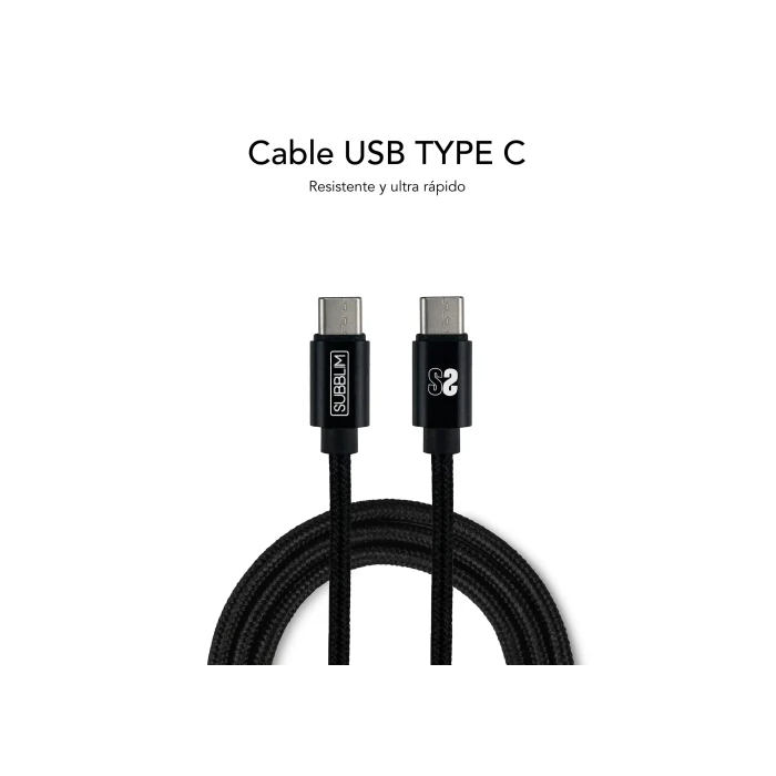 SUBBLIM CARGADOR ULTRA RAPIDO 2xUSB DE PARED PD25W+QC3.0+Cable C to C y lightning Negro 4