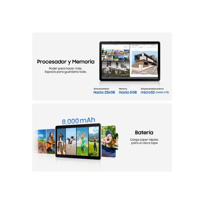 Samsung Galaxy Tab S10 Lite 10.9" 8GB/256GB Gris SM-X400NZAPEUB 2