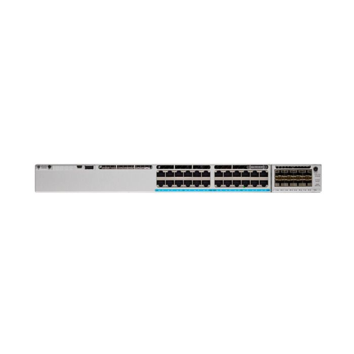 Cisco C9300-24T-E Catalyst 9300 Switch gestionado L2/L3 de 24 puertos Gigabit Ethernet Montaje en rack 4 Cisco C9300-24T-E Catalyst 9300 Switch gestionado L2/L3 de 24 puertos Gigabit Ethernet Montaje en rack 4