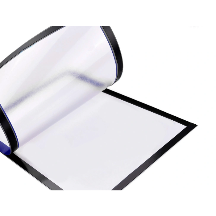 Liderpapel Marco Porta Anuncios Magnético DIN A4 Adhesivo Removible Color Azul 5