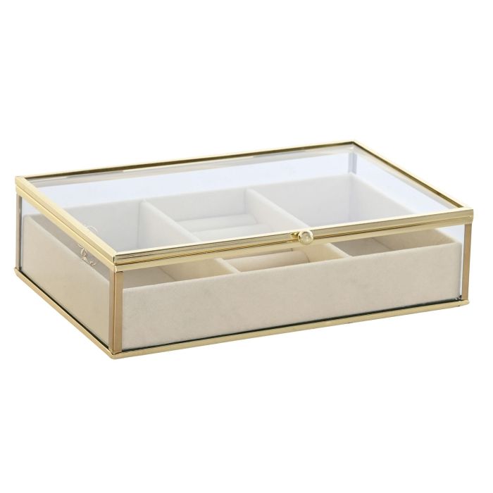 Joyero Moderno DKD Home Decor Dorado 13 x 5.5 x 21 cm 2 Joyero Moderno DKD Home Decor Dorado 13 x 5.5 x 21 cm 2