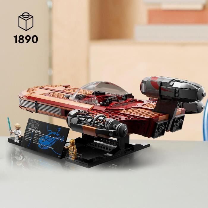 LEGO Star Wars 75341 Deslizador terrestre de Luke Skywalker, modelo de nave espacial, adultos 1 LEGO Star Wars 75341 Deslizador terrestre de Luke Skywalker, modelo de nave espacial, adultos 1