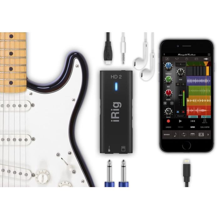 IKMULTIMED Irig HD2 Interfaz de Alta Definición 96Khz para Mac/PC, iPhone y iPad