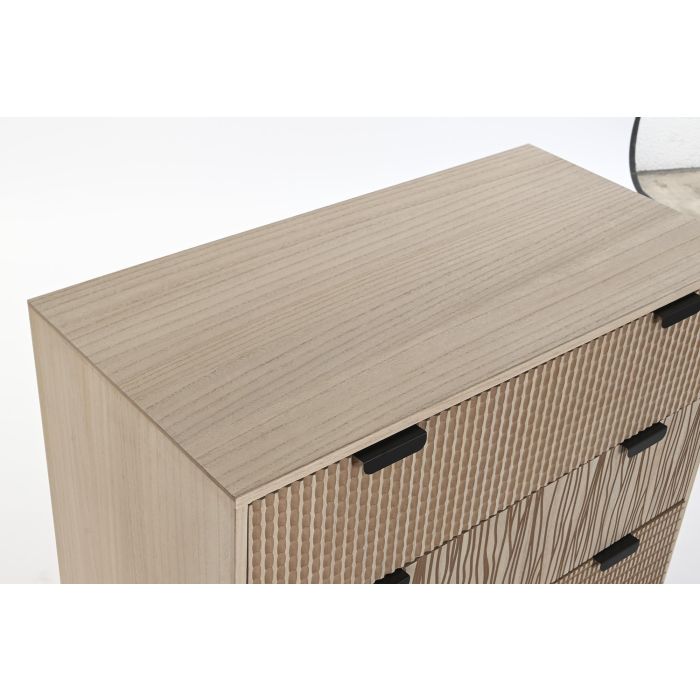 DKD Home Decor Cómoda Boho de Abeto y MDF Marrón 80x40x77 cm 1 DKD Home Decor Cómoda Boho de Abeto y MDF Marrón 80x40x77 cm 1