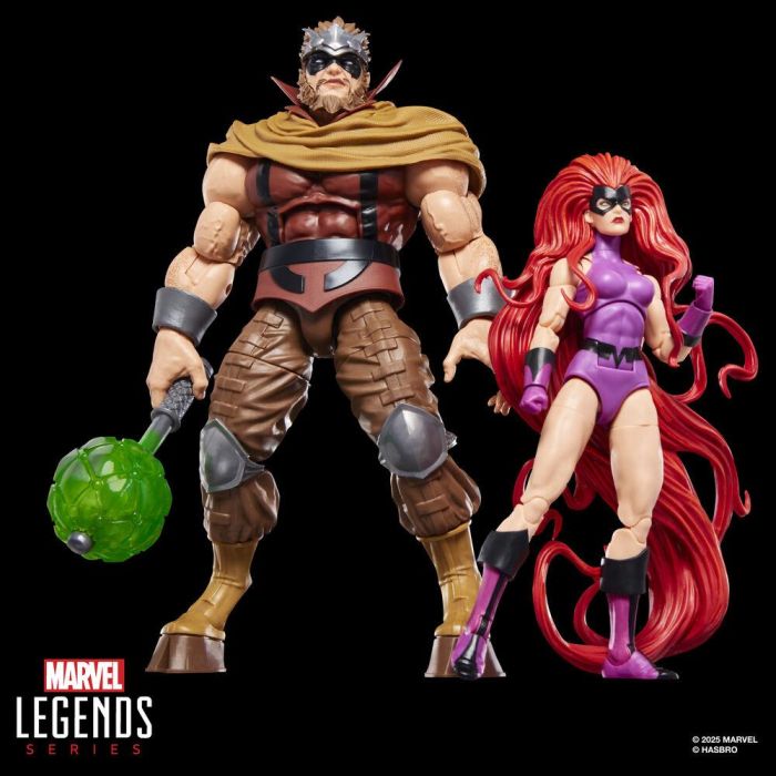 Blister 2 figuras Medusa & Gorgon Inhumanos Marvel Legends Series 15cm 5