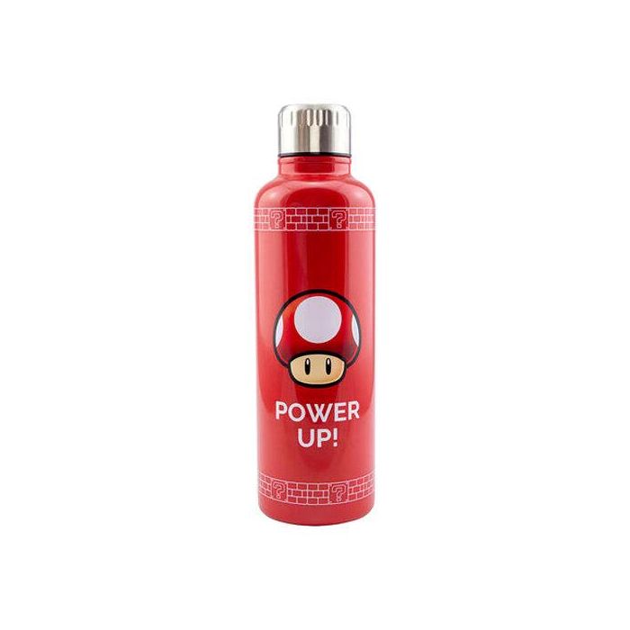 Botella acero inoxidable Power Up Super Mario Nintendo 2