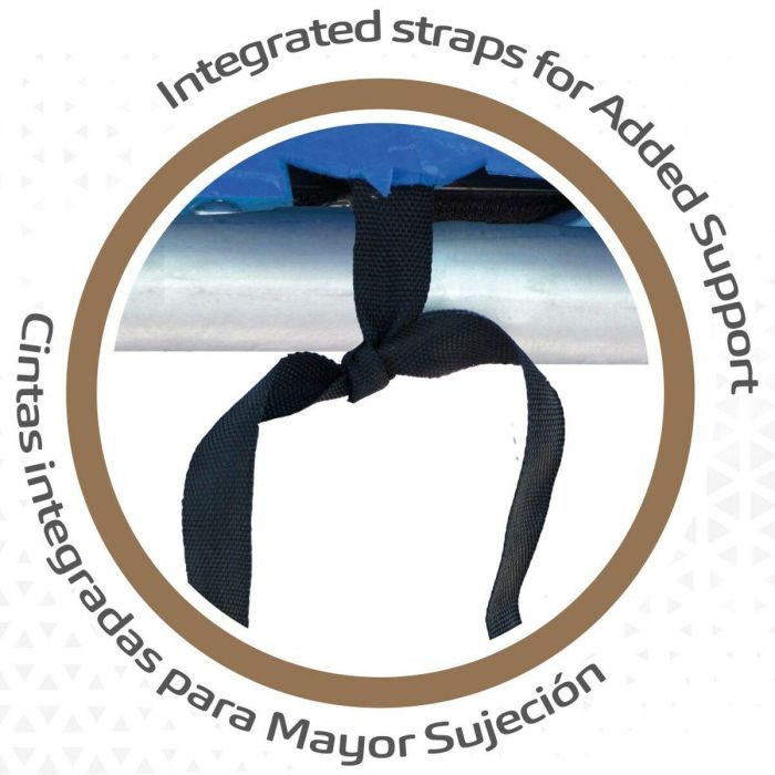 Lona de Protección Aktive Cama Elástica Azul Ø 305 cm (6 Unidades) 2 Lona de Protección Aktive Cama Elástica Azul Ø 305 cm (6 Unidades) 2