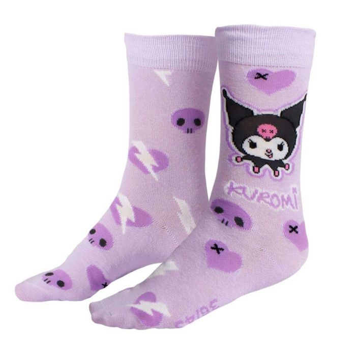 Hello Kitty: Pack 3 Calcetines Kuromi Multicolor Talla 36-43 5