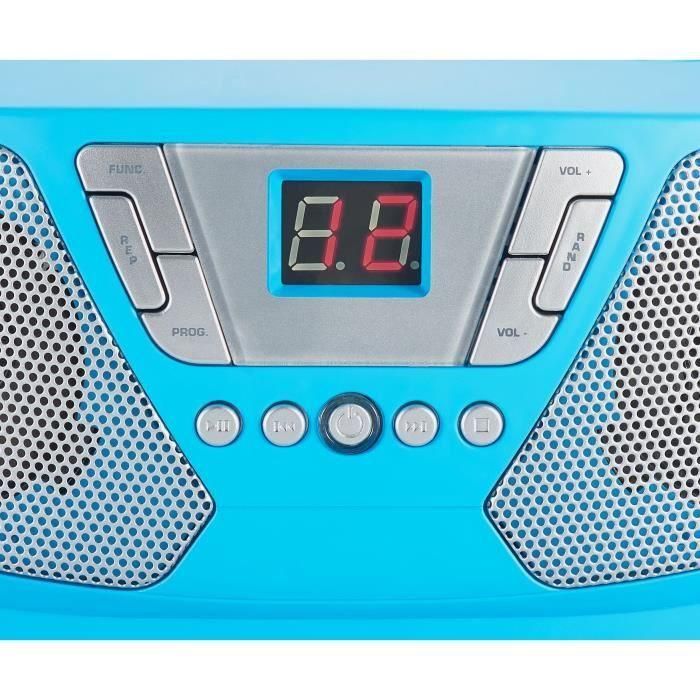 Reproductor de Radio CD Portátil - BIGBEN INTERACTIVE - CD60BLSTICK - Azul + Pegatinas 2 Reproductor de Radio CD Portátil - BIGBEN INTERACTIVE - CD60BLSTICK - Azul + Pegatinas 2