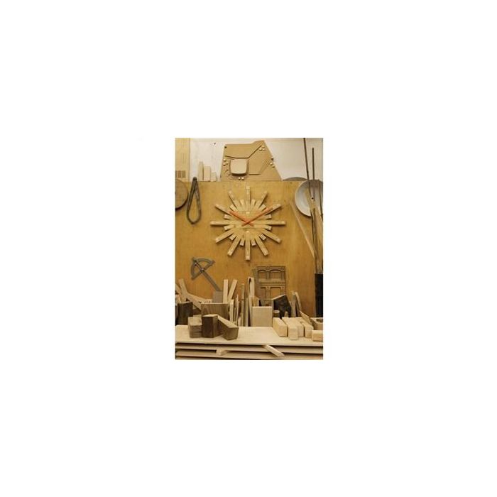 Alessi MDL05 Reloj de Pared en Madera de Bambú con Números Romanos - Diseño de Michele De Lucchi 2 Alessi MDL05 Reloj de Pared en Madera de Bambú con Números Romanos - Diseño de Michele De Lucchi 2