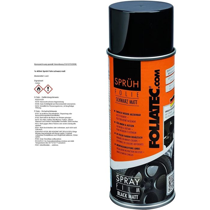 Goma Líquida para Coches Foliatec FO2065 400 ml Negro mate 5