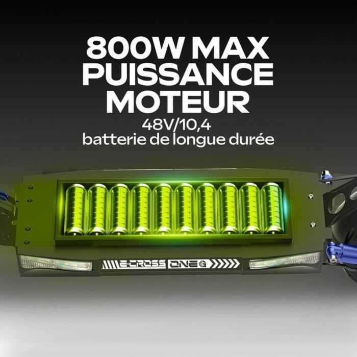 URBANGLIDE Patinete Eléctrico ECROSS ONE 800 W con Neumáticos de 10 Pulgadas, Máx. 25 km/h, Autonomía hasta 50 km 1 URBANGLIDE Patinete Eléctrico ECROSS ONE 800 W con Neumáticos de 10 Pulgadas, Máx. 25 km/h, Autonomía hasta 50 km 1