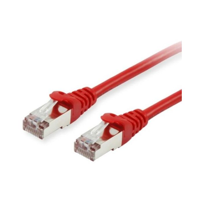Equip Patchkabel Cat6A S/FTP 2xRJ45 0.15m rot LSZH Polybeutel