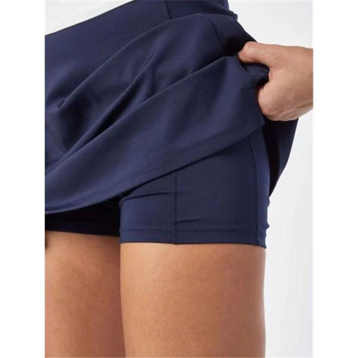 Falda de pádel Wilson Team Flat Front Classic Azul 2