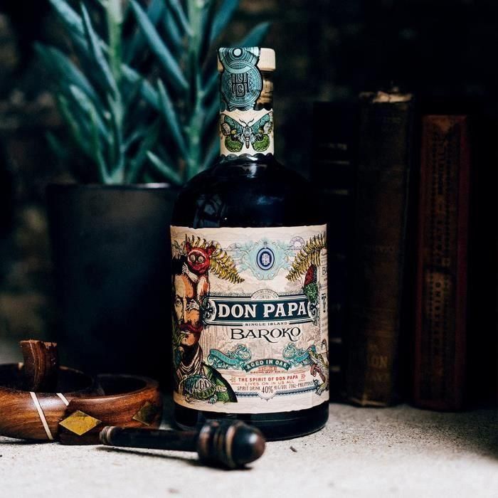 Don Papa - Baroko - Bebida espirituosa - Ron - 40,0% Vol. - 70cl 2