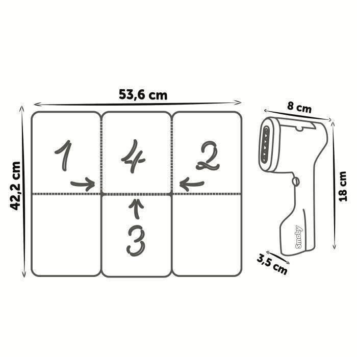 Smoby SMO3032163301271 - Tefal Smooth & Fold Set para niños a partir de 3 años 4