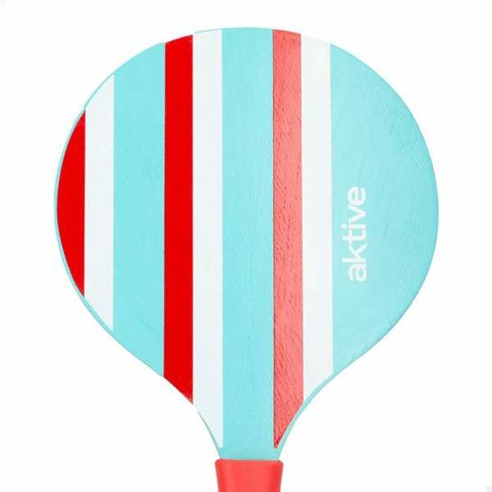 Palas playa madera sunny sun aktive con pelota 38x0,8x24cm - modelos surtidos 3