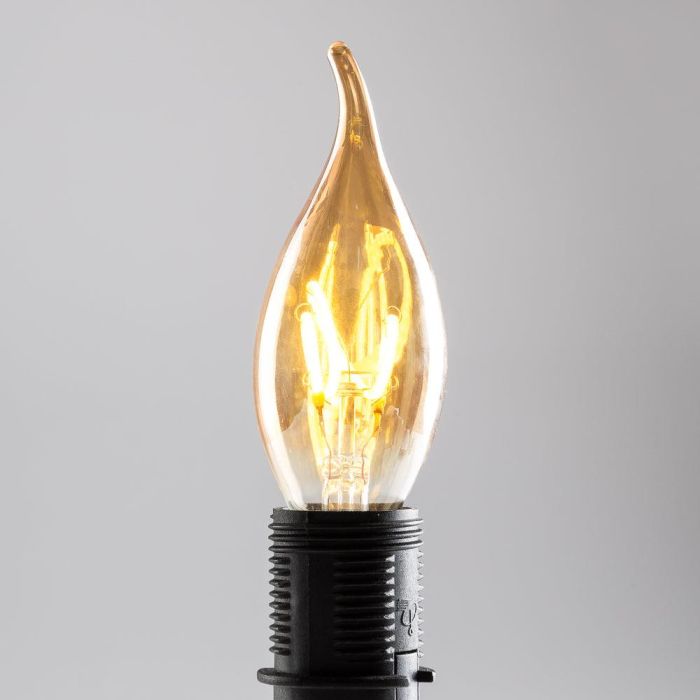 Bombilla LED Filamento E14 4W 380Lm 2000ºK Blanco Cálido 360º 40.000H IP25 220-240V WR-C35T-4W-R 1 Bombilla LED Filamento E14 4W 380Lm 2000ºK Blanco Cálido 360º 40.000H IP25 220-240V WR-C35T-4W-R 1