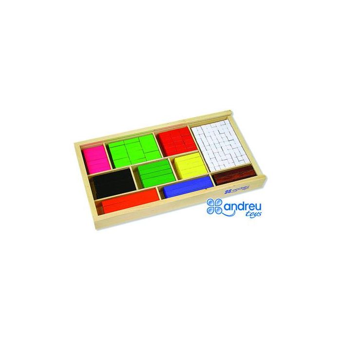 Juego Andreutoys Barras De Fracciones 308 Piezas 32,5x17,5x4 cm