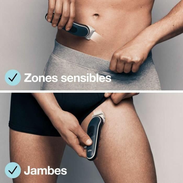 Braun Body Groomer 5 BG5340 Body Trimmer, con peine para zonas sensibles, gris/blanco 2 Braun Body Groomer 5 BG5340 Body Trimmer, con peine para zonas sensibles, gris/blanco 2