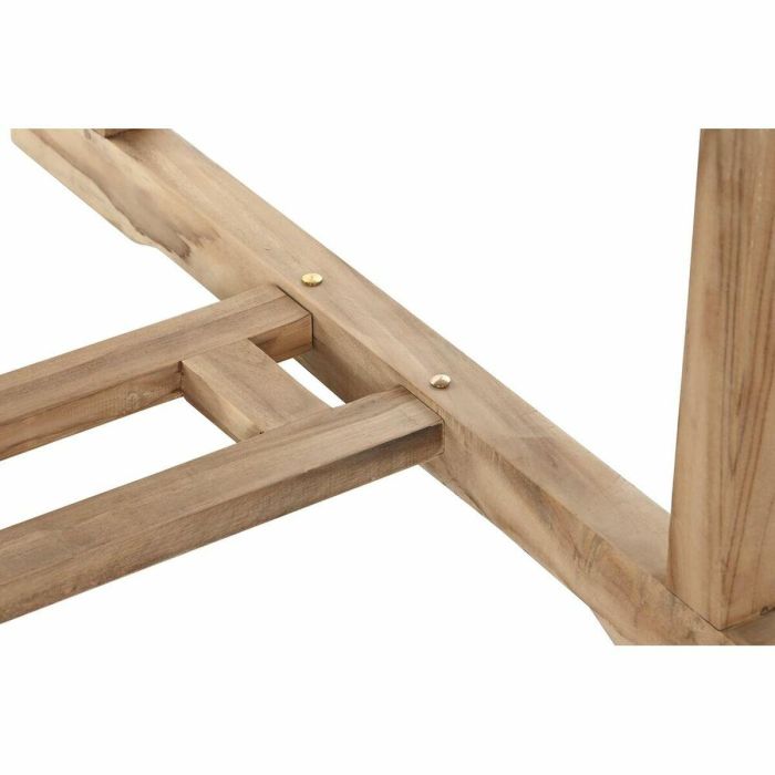 Mesa de Comedor DKD Home Decor Marrón Extensible Teca (180 x 120 x 75 cm) 4 Mesa de Comedor DKD Home Decor Marrón Extensible Teca (180 x 120 x 75 cm) 4