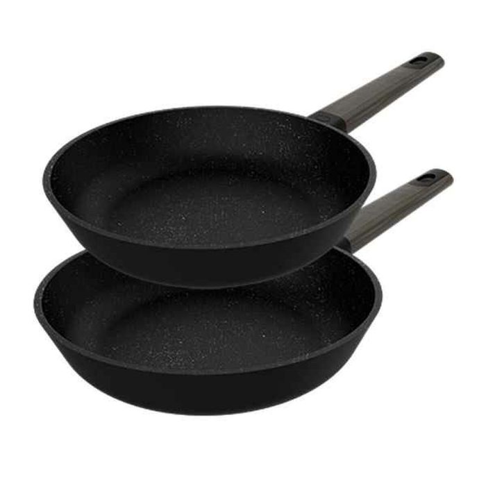 Set de Sartenes Cecotec Polka Excellence Bucket Set Force Ø 24 cm Negro Aluminio 0 Set de Sartenes Cecotec Polka Excellence Bucket Set Force Ø 24 cm Negro Aluminio 0