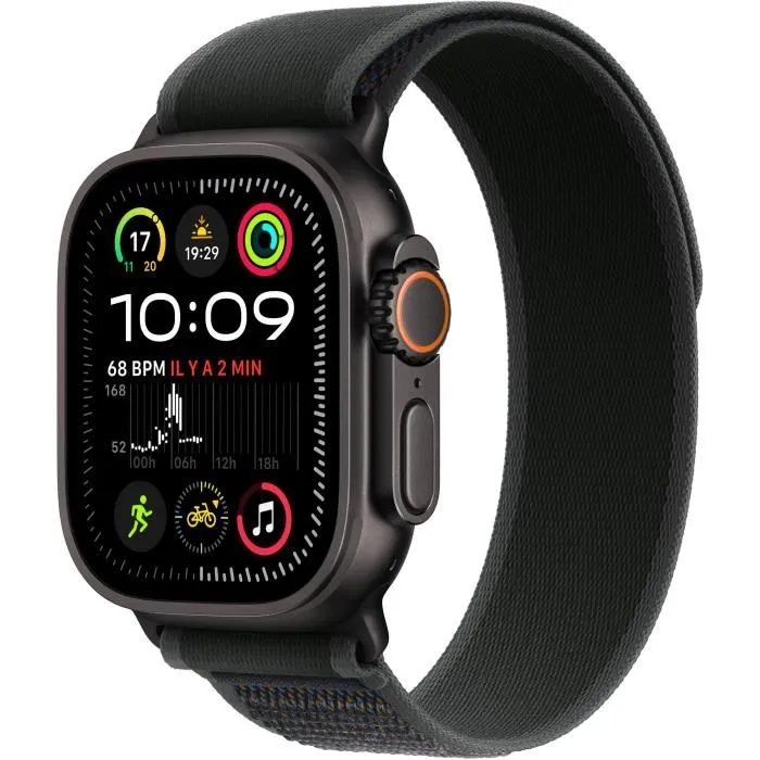 Apple Watch Ultra 2 GPS + Cellular - 49 mm - Caja de Titanio Negro - Correa Trail Loop Negra M/L 0 Apple Watch Ultra 2 GPS + Cellular - 49 mm - Caja de Titanio Negro - Correa Trail Loop Negra M/L 0
