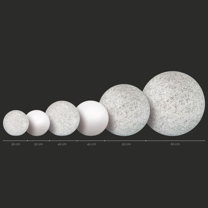 Decoración luminosa Sphere Piedra 60 x 60 x 60 cm 1 Decoración luminosa Sphere Piedra 60 x 60 x 60 cm 1