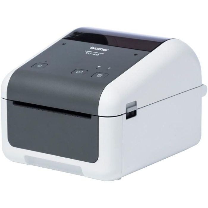 BROTHER Impresora de etiquetas y tickets TD4210D con tecnologia termica directa conexion USB y Serie 1