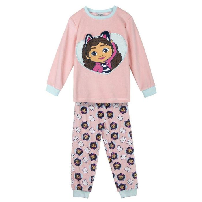 Pijama Infantil Gabby's Dollhouse Rosa 0 Pijama Infantil Gabby's Dollhouse Rosa 0