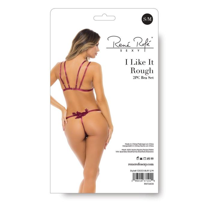 Conjunto de Lencería René Rofé Rojo (M/L) 3 Conjunto de Lencería René Rofé Rojo (M/L) 3