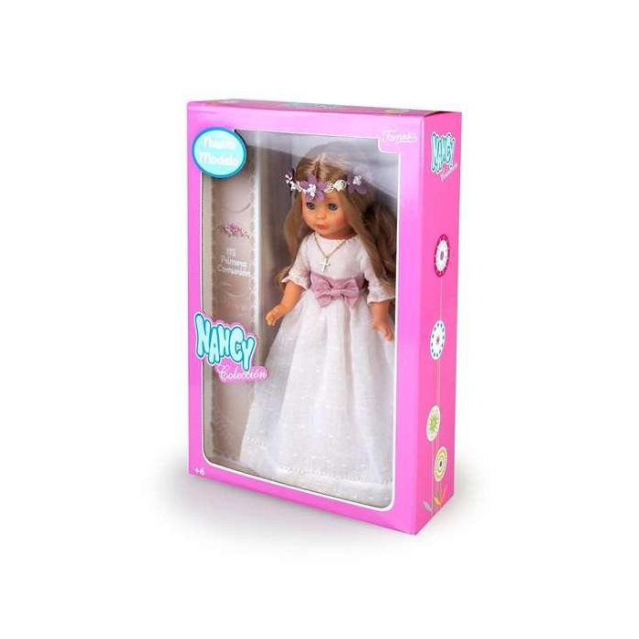 Famosa Muñeca Nancy Comunión Rubia 48 cm con Corona de Flores Reedición 2023 3 Famosa Muñeca Nancy Comunión Rubia 48 cm con Corona de Flores Reedición 2023 3