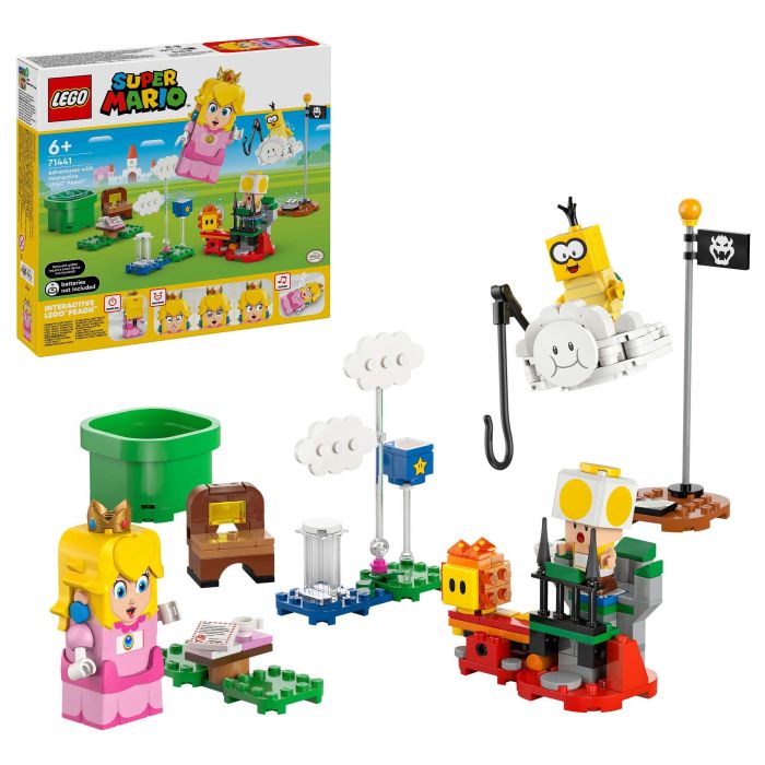 Lego Super Mario 71441 Las Aventuras de Peach Juguete Interactivo