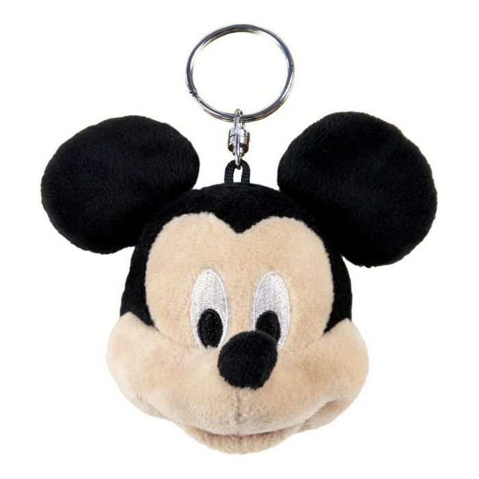 Cerdá Llavero de Peluche Mickey Mouse Negro 100% Poliéster Cerdá Llavero de Peluche Mickey Mouse Negro 100% Poliéster