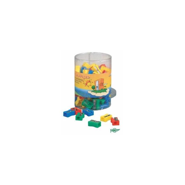 Faibo Afilalápices Forma Rectangular Plástico C-Surtidos Bote 100 Ud Faibo Afilalápices Forma Rectangular Plástico C-Surtidos Bote 100 Ud