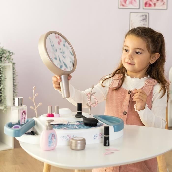 Smoby - My beauty studio - Tocador de sobremesa con espejo basculante y extraíble - 15 accesorios para chupetes - Hecho en Francia 2 Smoby - My beauty studio - Tocador de sobremesa con espejo basculante y extraíble - 15 accesorios para chupetes - Hecho en Francia 2