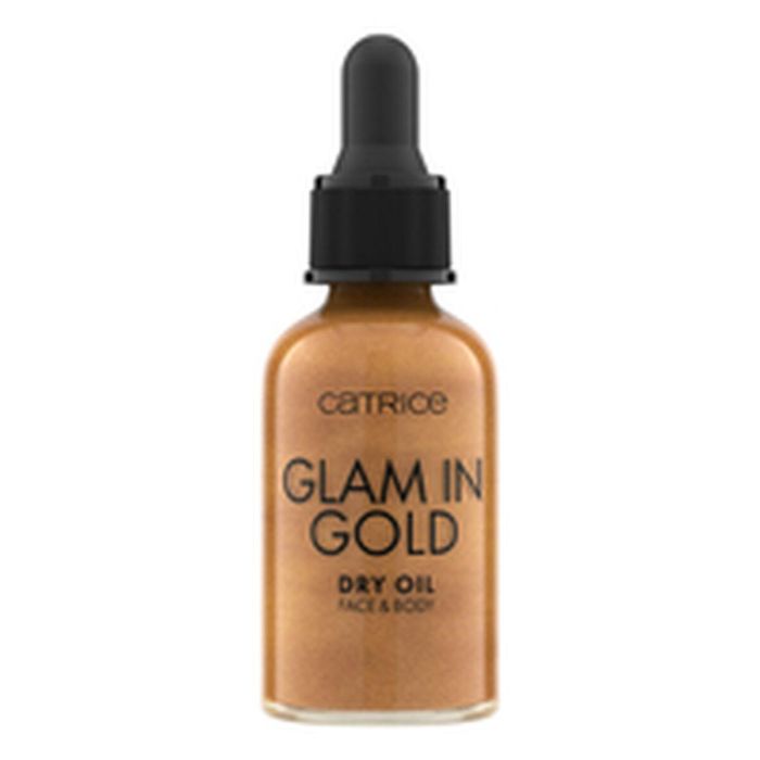 Catrice GLAM IN GOLD aceite seco #010 para rostro y cuerpo, brillo dorado y luminosidad, fragancia floral 30 ml 2