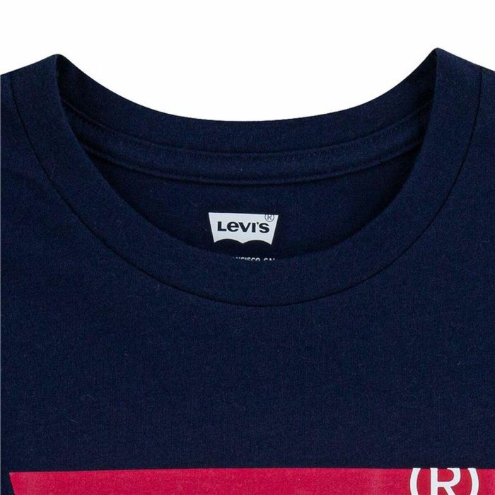 Camiseta de Manga Corta Infantil Levi's Batwing Azul oscuro 3 Años 3