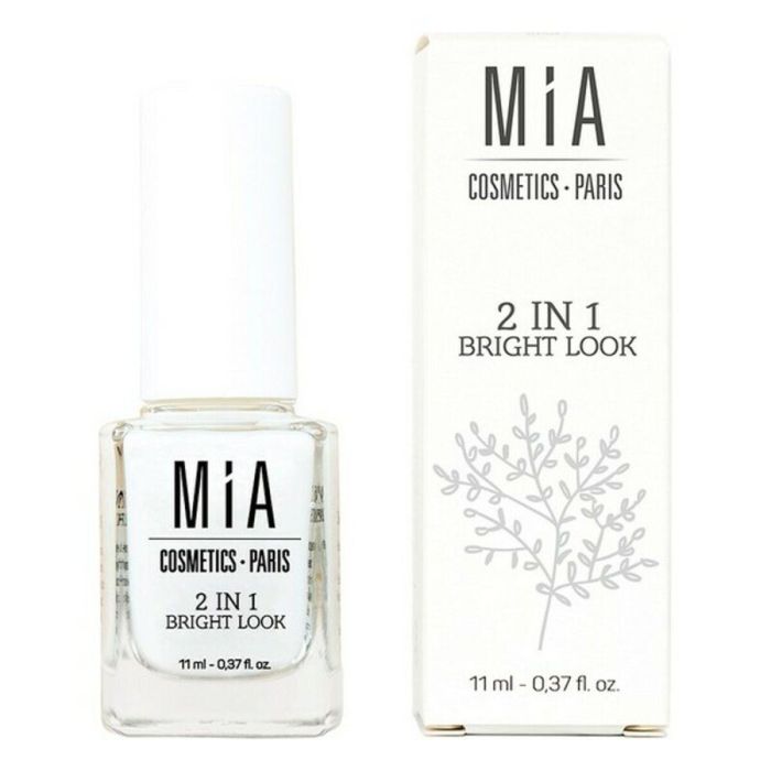 Mia Cosmetics Paris 2 IN 1 BRIGHT LOOK Tratamiento Uñas Iluminador Blanqueador | Corrige Manchas y Tono Amarillento 11 ml Mia Cosmetics Paris 2 IN 1 BRIGHT LOOK Tratamiento Uñas Iluminador Blanqueador | Corrige Manchas y Tono Amarillento 11 ml
