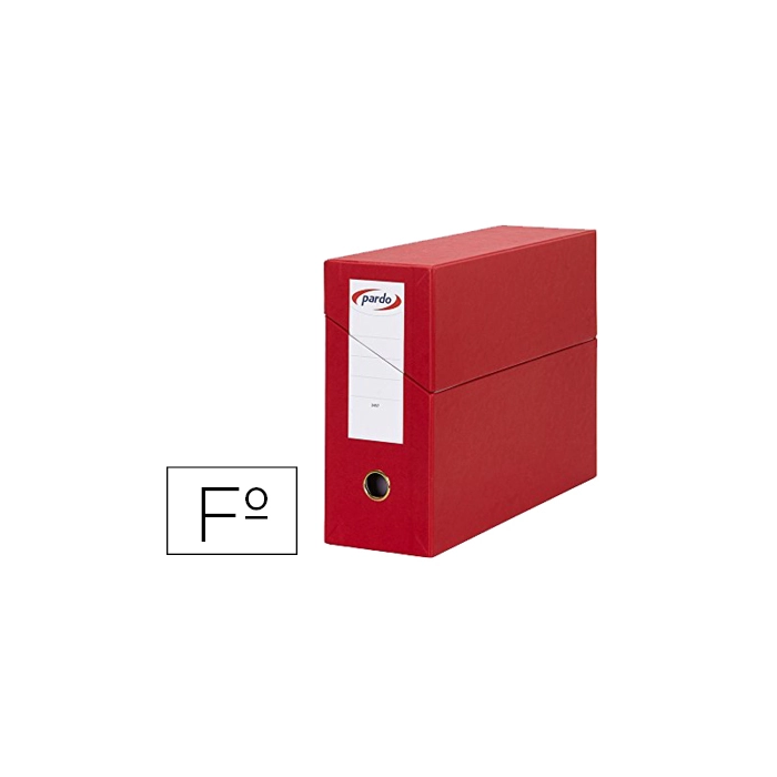 Pardo Caja de transferencia horizontal folio forrado extra doble lomo 80 mm estuche interior con tarjetero roja 390 x 270 x 115 mm 0 Pardo Caja de transferencia horizontal folio forrado extra doble lomo 80 mm estuche interior con tarjetero roja 390 x 270 x 115 mm 0