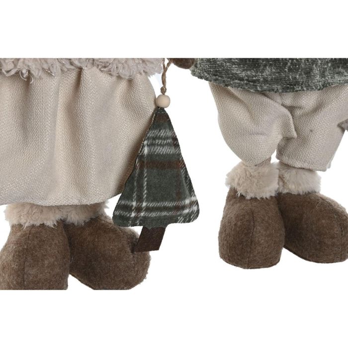 Adorno Navideño Home ESPRIT Verde Beige Reno 29 x 16 x 60 cm (2 Unidades) 3 Adorno Navideño Home ESPRIT Verde Beige Reno 29 x 16 x 60 cm (2 Unidades) 3