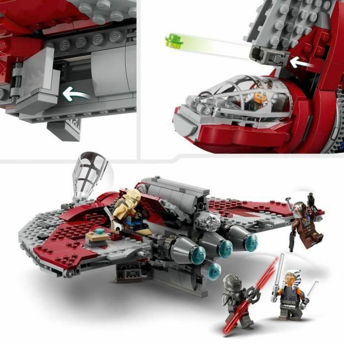 Juego de Construcción Lego Star Wars 75362 Ahsoka Tano's T6 Jedi Shuttle Multicolor 599 Piezas 4 Juego de Construcción Lego Star Wars 75362 Ahsoka Tano's T6 Jedi Shuttle Multicolor 599 Piezas 4
